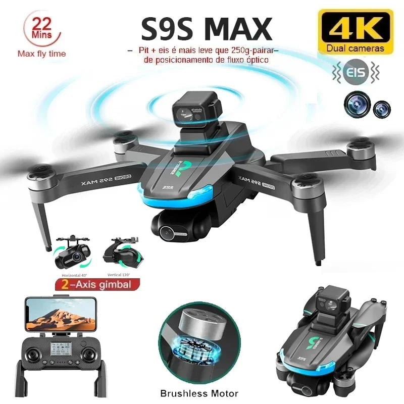 NOWOŚĆ S9S MAX MINI Drone 4K 2 – Drone Camera Lens recenzja i cena