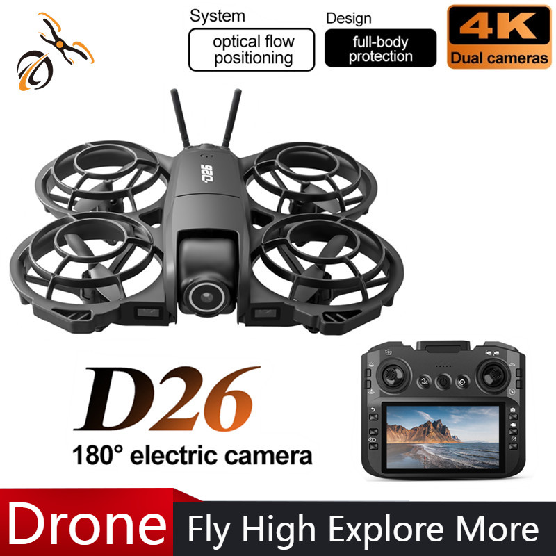 Dron D26 4K Aerial HD 180 °    – Drone Camera Lens recenzja i cena